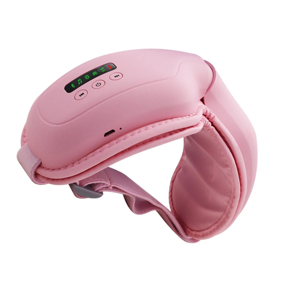 Heated Eye Massager Equipment for Migraines Rechargeable Eye Mask Face Massager Relax & Reduce Eye Bags Improve Sleep